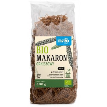 MAKARON (ORKISZOWY RAZOWY) NITKI BIO 400 g - NIRO