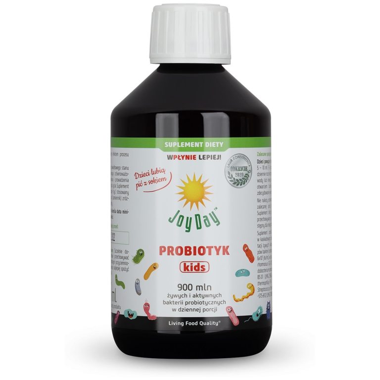 PROBIOTYK DLA DZIECI OD 3 ROKU ŻYCIA BEZGLUTENOWY BIO 300 ml - JOY DAY