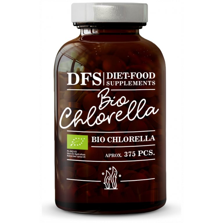 CHLORELLA BIO (400 mg) 375 TABLETEK - DIET-FOOD