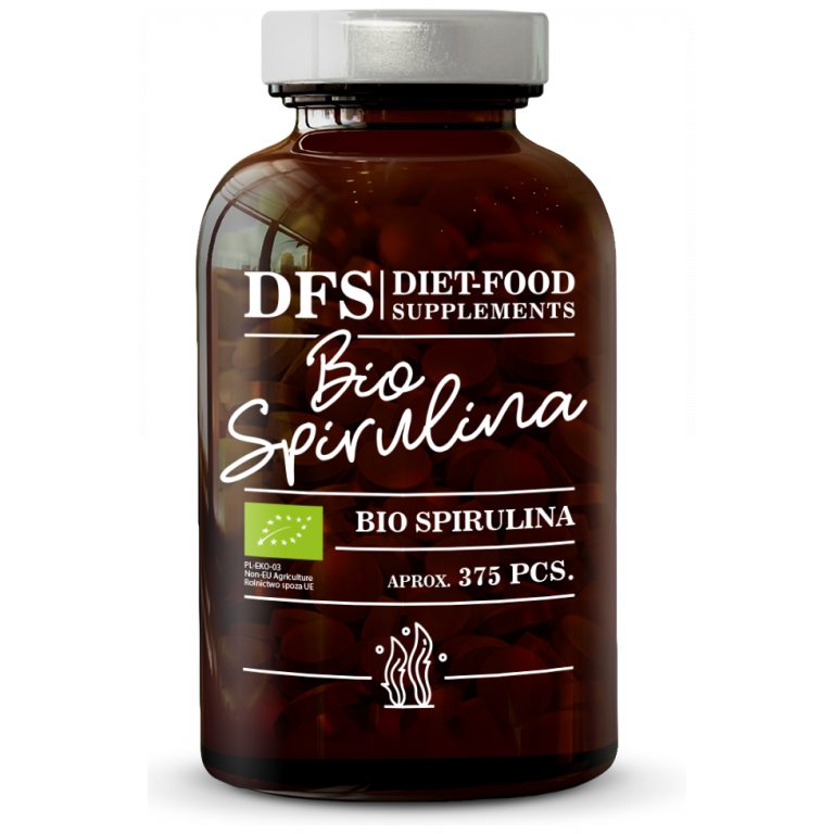 SPIRULINA BIO (400 mg) 375 TABLETEK - DIET-FOOD