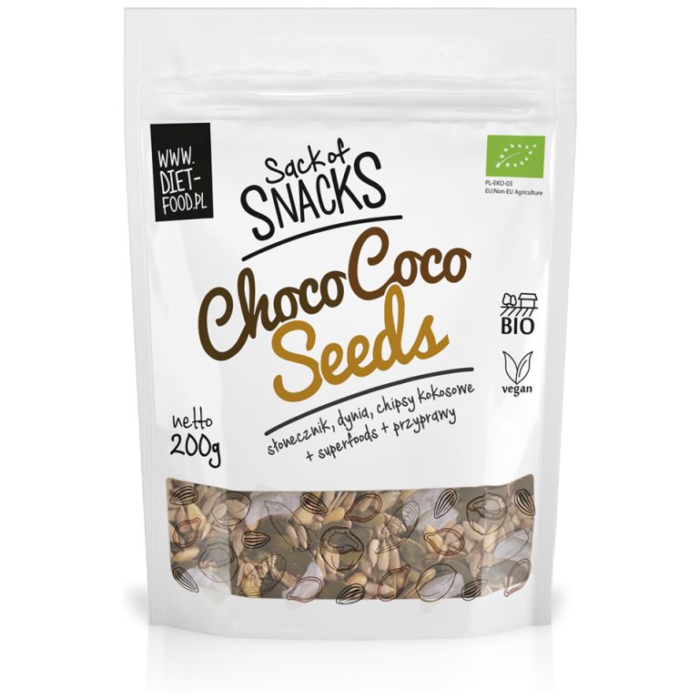 MIESZANKA NASION KAKAOWA (CHOCOCOCO SEEDS) BIO 200 g - DIET-FOOD