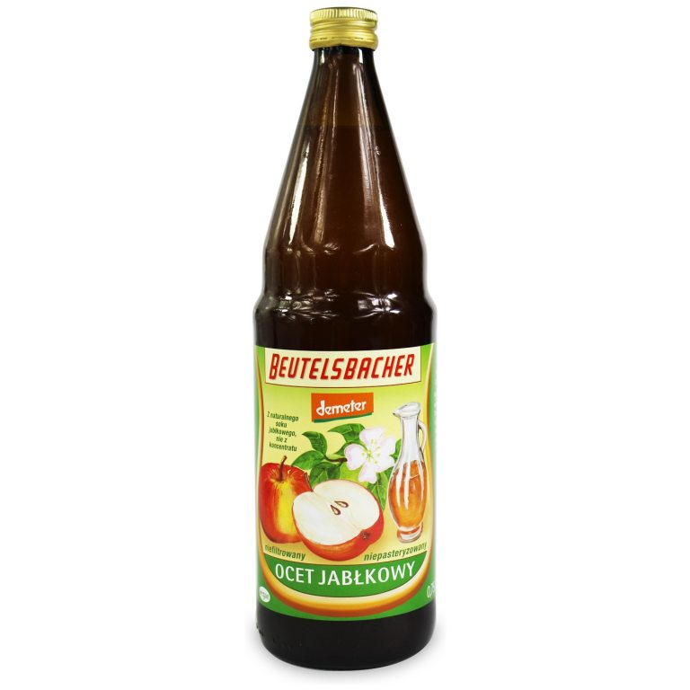 OCET JABŁKOWY 5 % NIEFILTROWANY DEMETER BIO 750 ml - BEUTELSBACHER