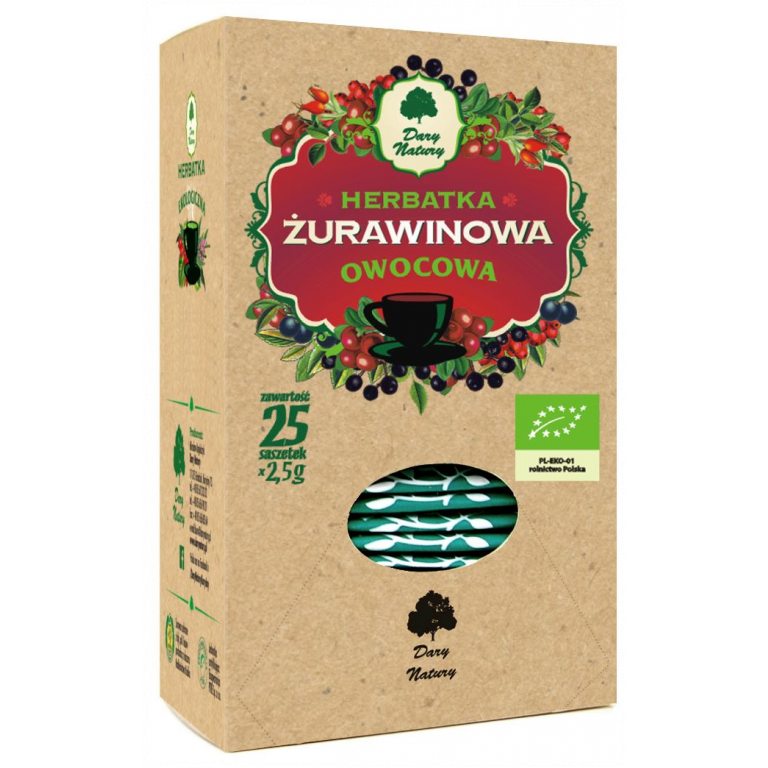 HERBATKA ŻURAWINOWO - OWOCOWA BIO (25 x 2