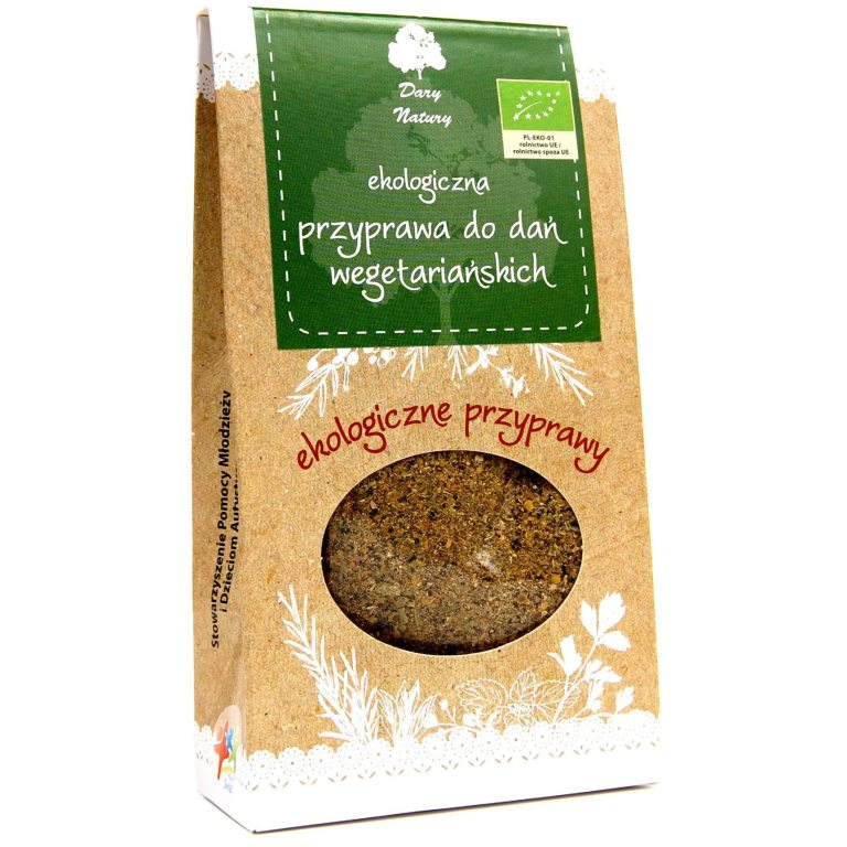 PRZYPRAWA DO DAŃ WEGETARIAŃSKICH BIO 40 g - DARY NATURY