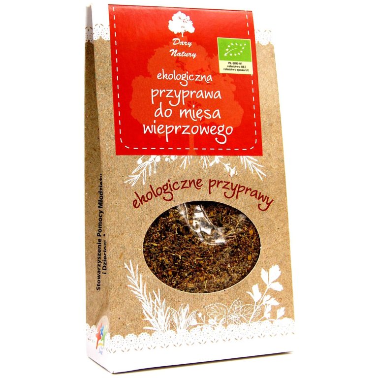 PRZYPRAWA DO MIĘSA WIEPRZOWEGO BIO 40 g - DARY NATURY
