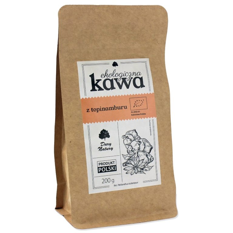 KAWA Z TOPINAMBURU Z KORZENIEM MNISZKA LEKARSKIEGO BIO 200 g - DARY NATURY
