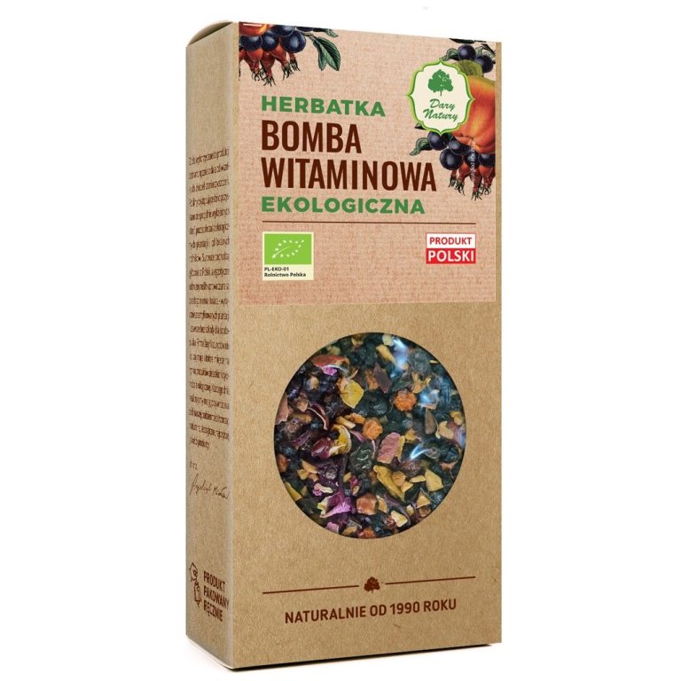 HERBATKA BOMBA WITAMINOWA BIO 100 g - DARY NATURY
