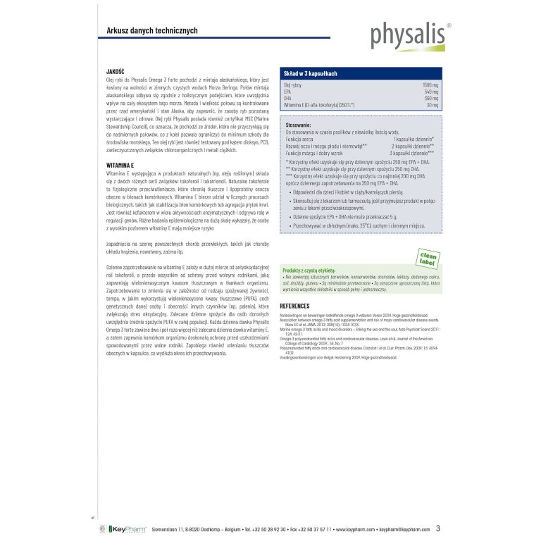 OMEGA-3 FORTE 60 KAPSUŁEK - obrazek 4