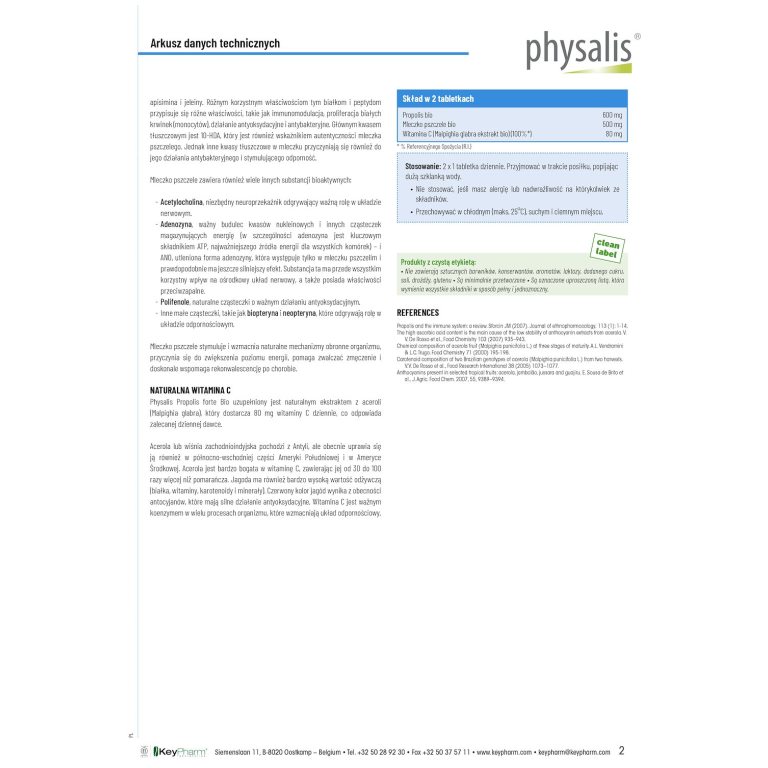 PROPOLIS FORTE BIO 30 TABLETEK - obrazek 3