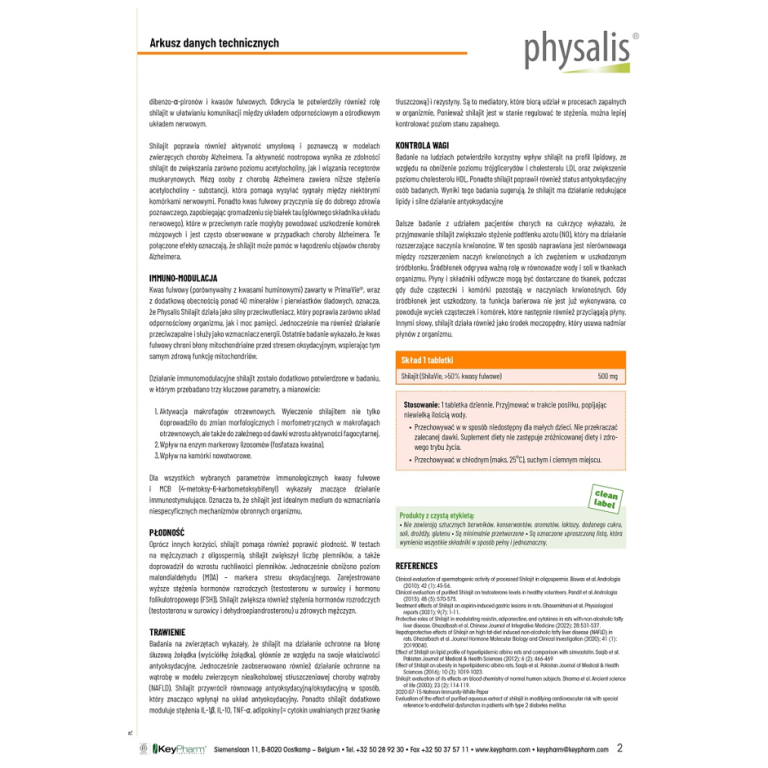 SHILAJIT (500 mg) 30 TABLETEK - obrazek 3