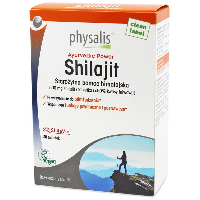 SHILAJIT (500 mg) 30 TABLETEK - PHYSALIS