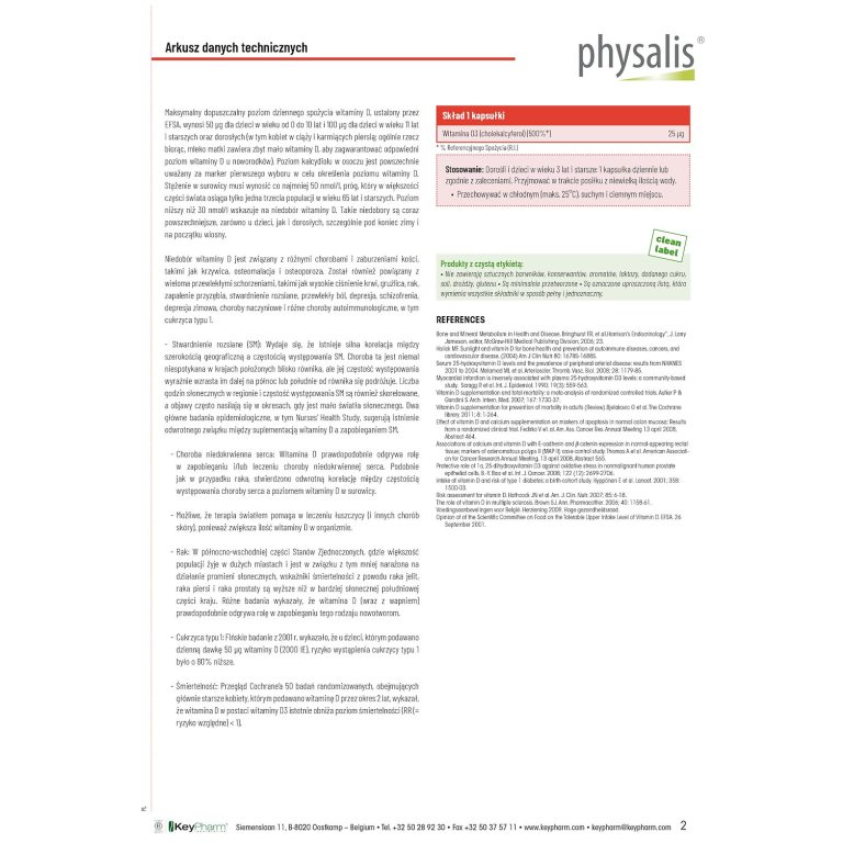WITAMINA D3 25 µg (1000 j.m) FORTE 100 KAPSUŁEK - obrazek 3