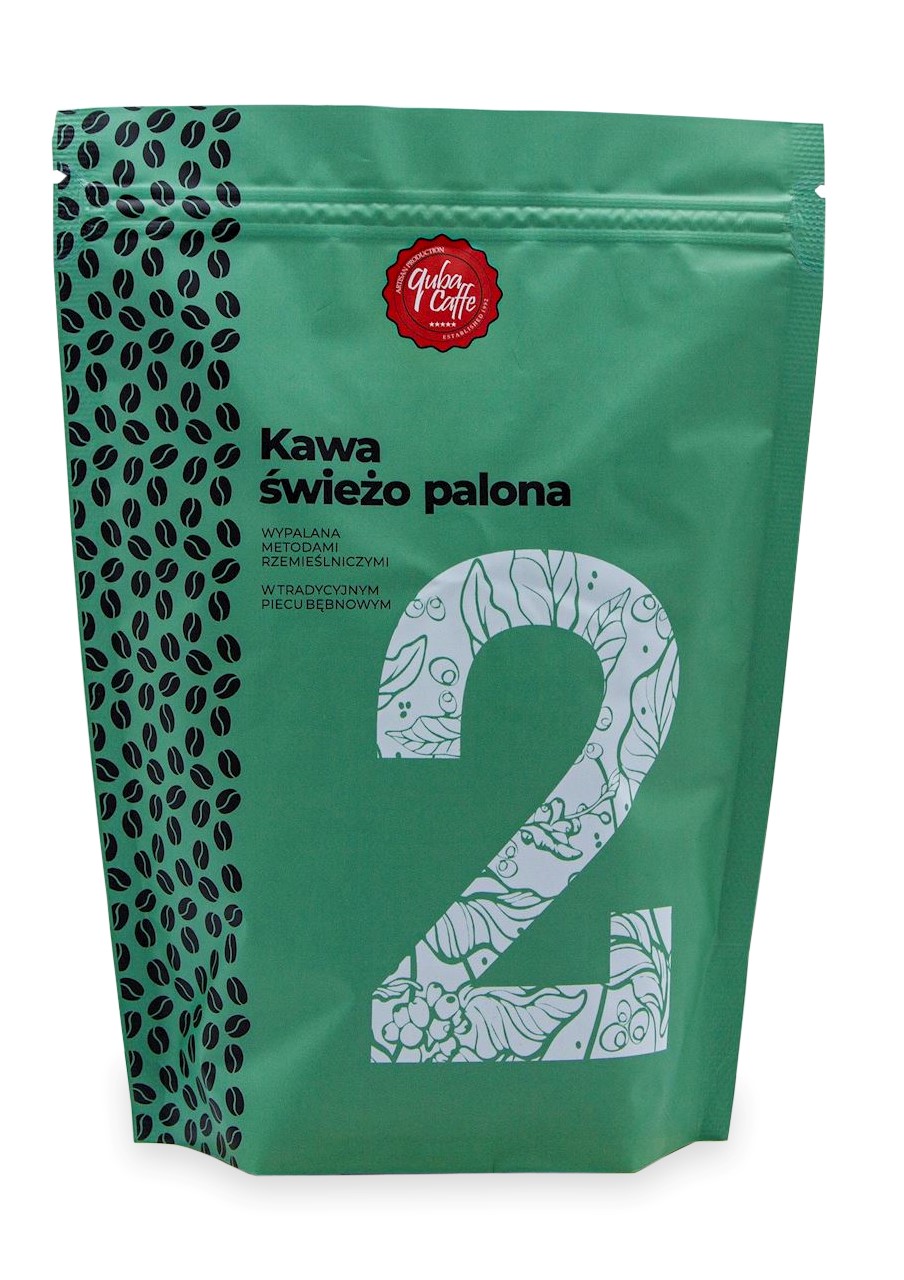 KAWA ZIARNISTA ARABICA/ROBUSTA (NO.2) 250 g - QUBA CAFFE