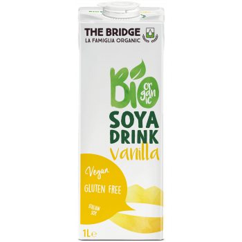 NAPÓJ SOJOWY O SMAKU WANILIOWYM BEZGLUTENOWY BIO 1 L - THE BRIDGE