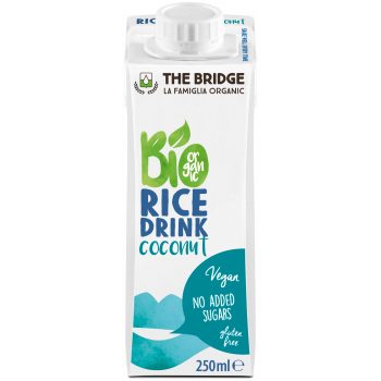 NAPÓJ RYŻOWO - KOKOSOWY BEZ DODATKU CUKRÓW BEZGLUTENOWY BIO 250 ml - THE BRIDGE