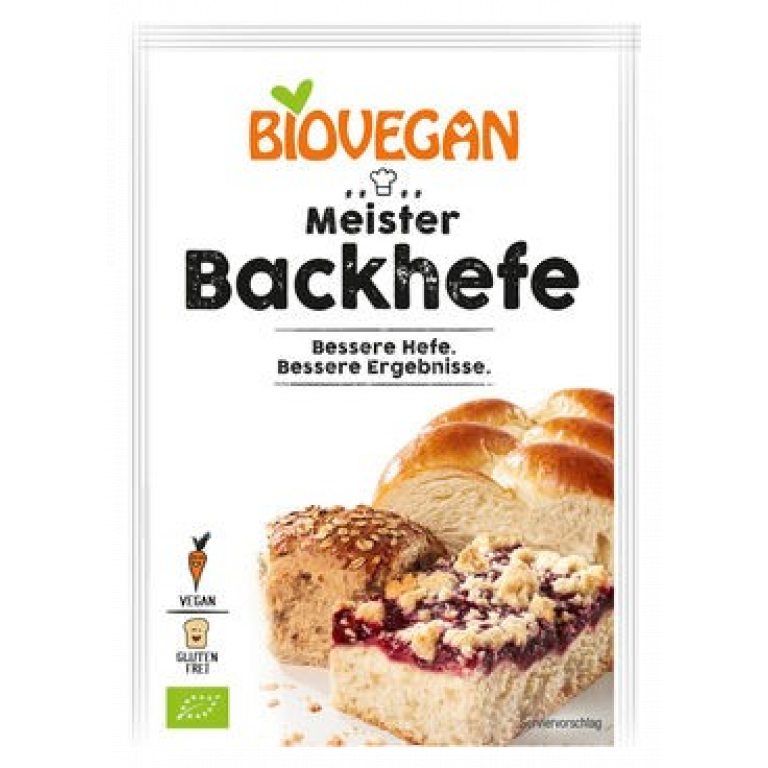 DROŻDŻE SUSZONE BEZGLUTENOWE BIO 7 g - BIOVEGAN