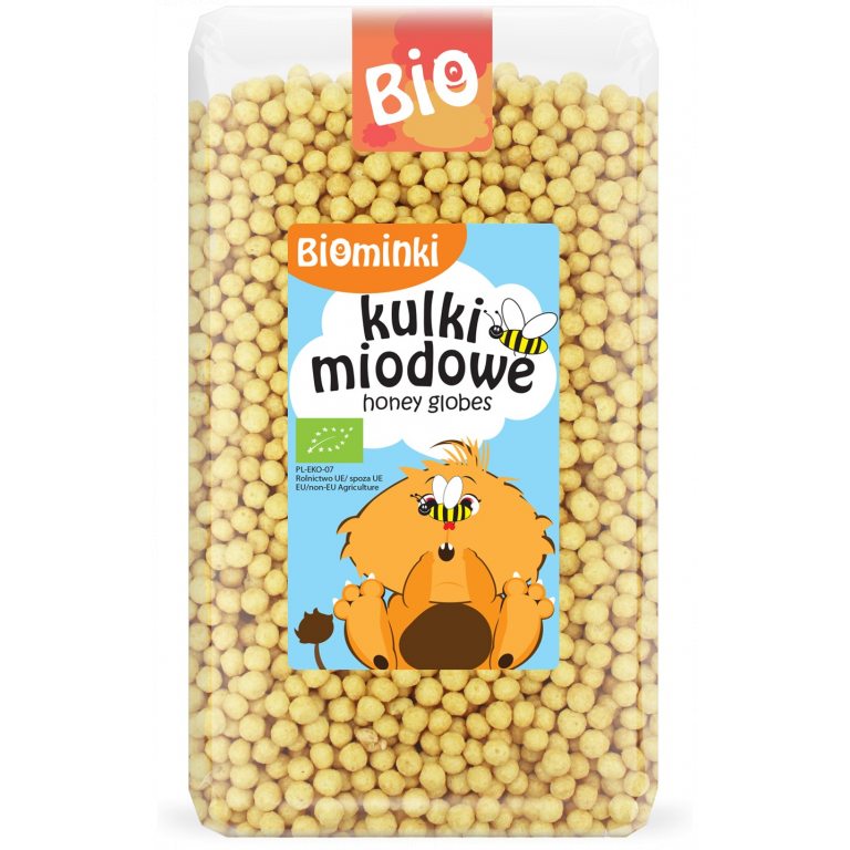 KULKI MIODOWE BIO 300 g - BIOMINKI