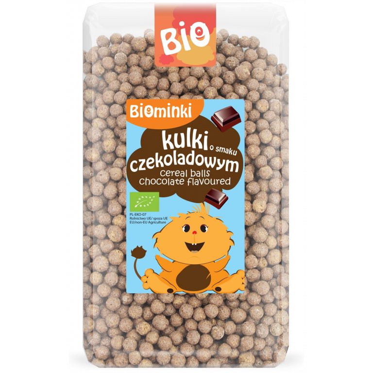 KULKI O SMAKU CZEKOLADOWYM BIO 300 g - BIOMINKI