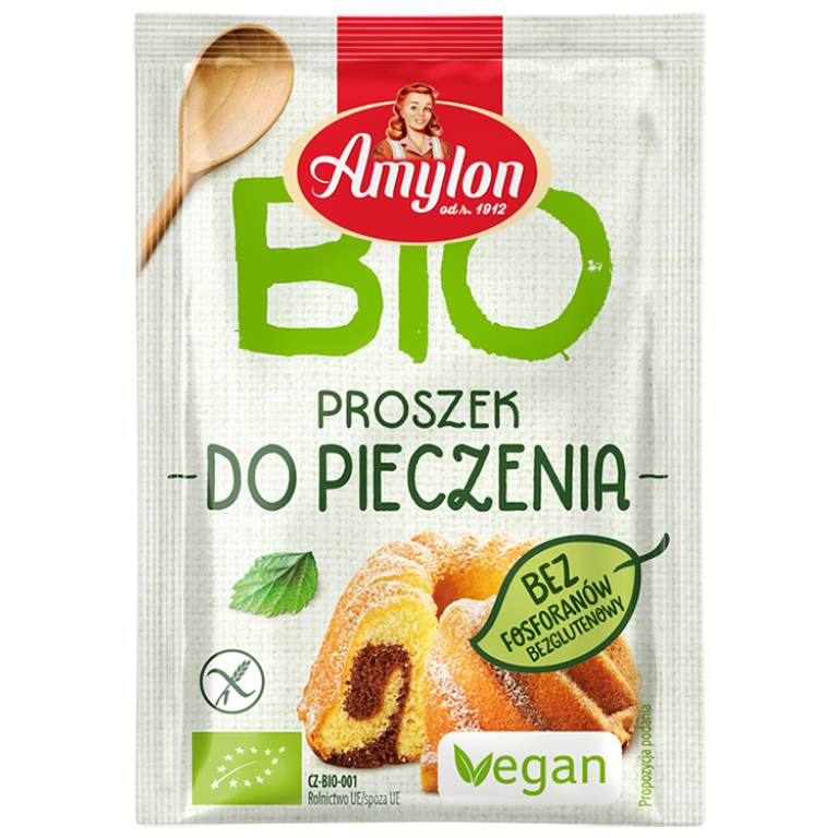 PROSZEK DO PIECZENIA BEZGLUTENOWY BIO 12 g - AMYLON