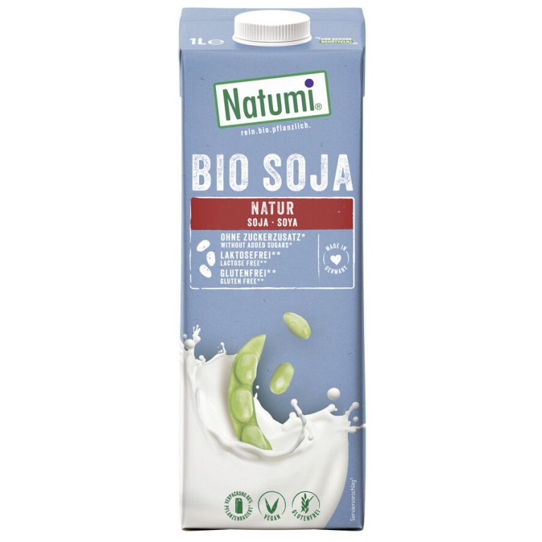 NAPÓJ SOJOWY BEZ DODATKU CUKRÓW BEZGLUTENOWY BIO 1 L - NATUMI