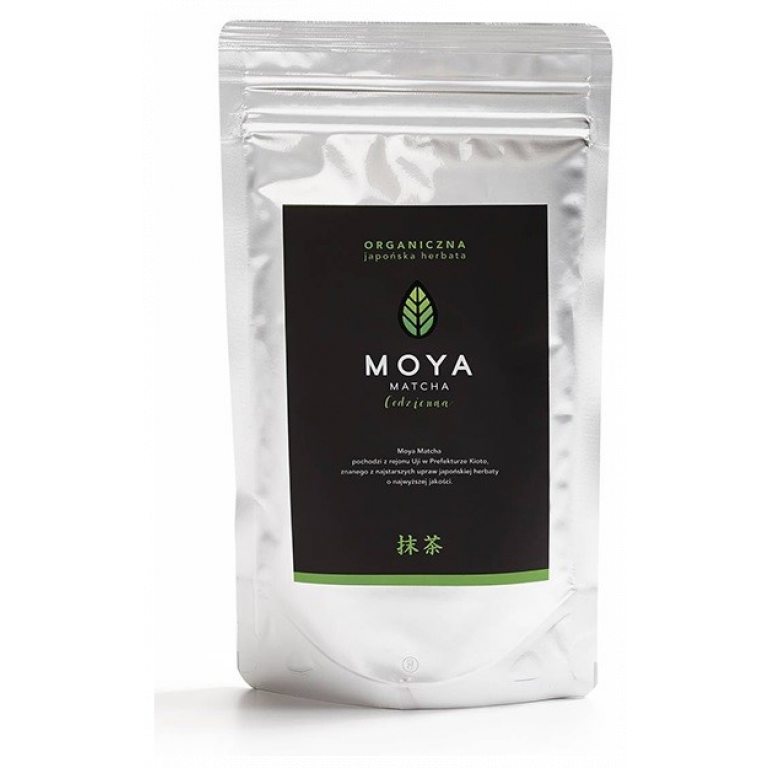 HERBATA ZIELONA MATCHA CODZIENNA JAPOŃSKA BIO 100 g - MOYA MATCHA