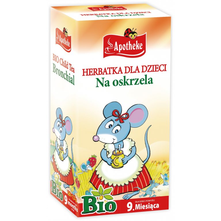 HERBATKA DLA DZIECI - NA OSKRZELA PO 9 MIESIĄCU BIO (20 x 1