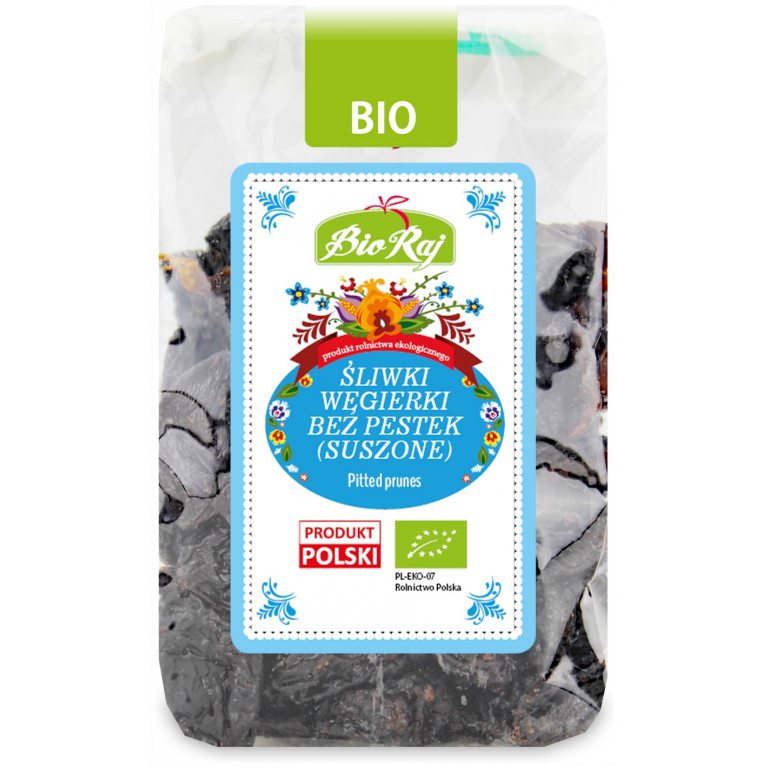 ŚLIWKI WĘGIERKI SUSZONE BIO (POLSKA) 200 g - BIO RAJ