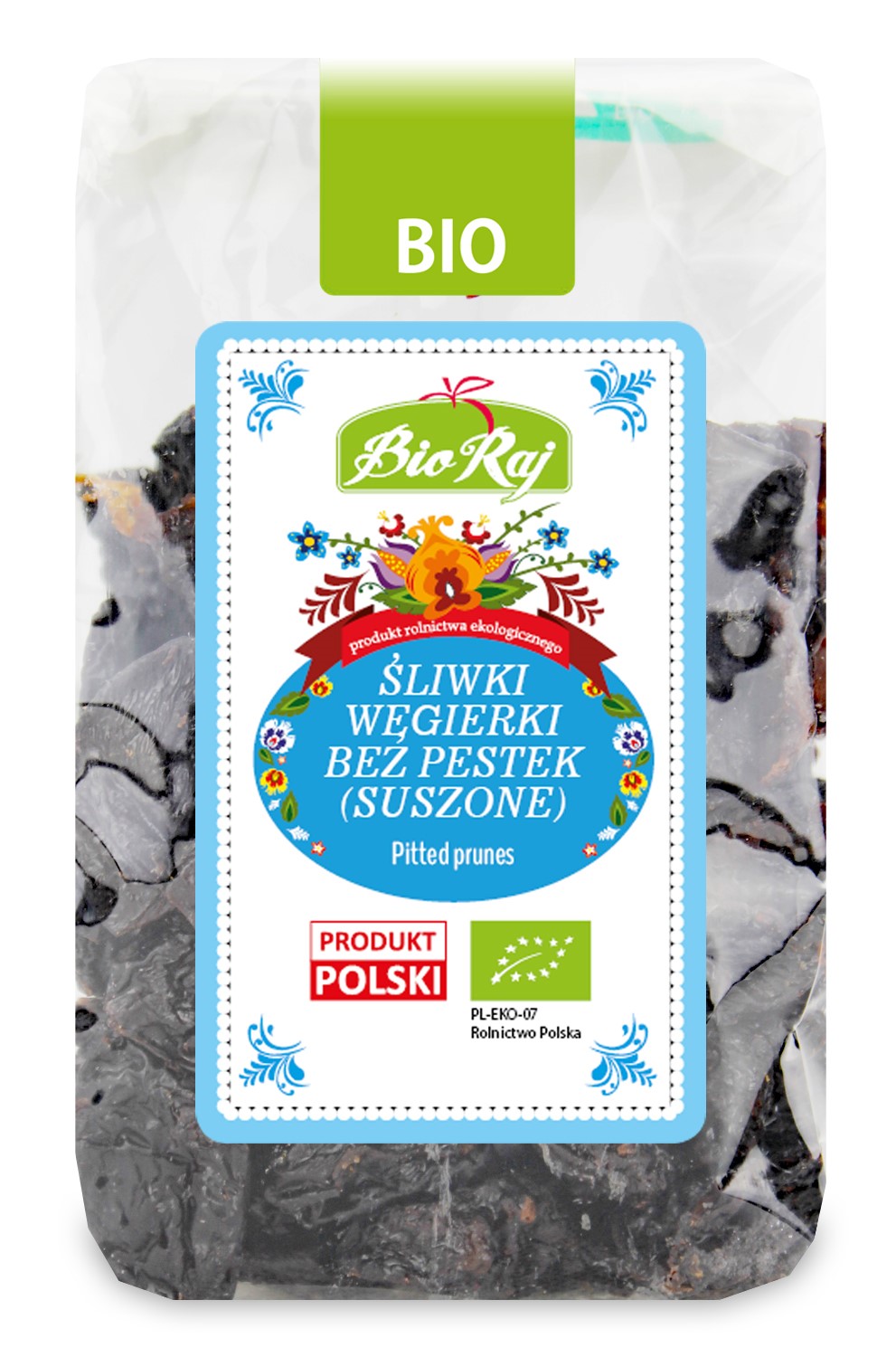 ŚLIWKI WĘGIERKI SUSZONE BIO (POLSKA) 200 g - BIO RAJ