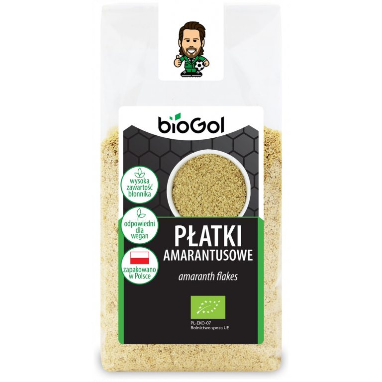 PŁATKI AMARANTUSOWE BIO 300 g - BIOGOL