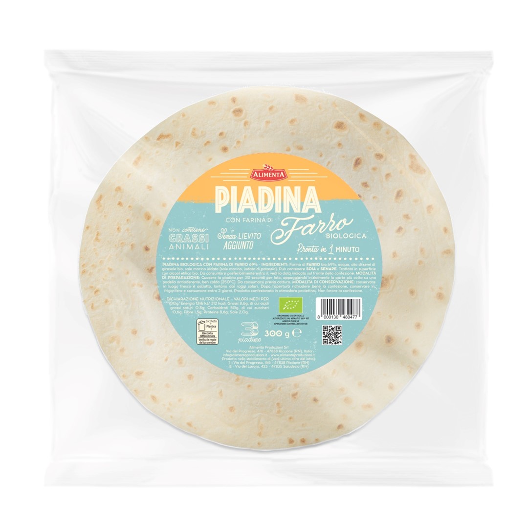 PIADINA ORKISZOWA BIO (3 x 100 g) 300 g - ALIMENTA