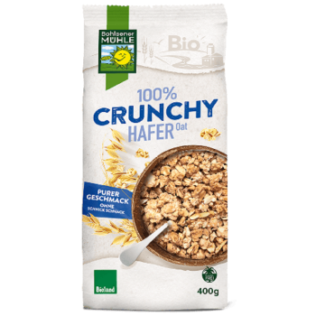 CRUNCHY OWSIANE BIO 400 g - BOHLSENER MUEHLE