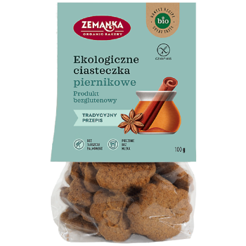 CIASTKA PIERNIKOWE BEZGLUTENOWE BIO 100 g - ZEMANKA