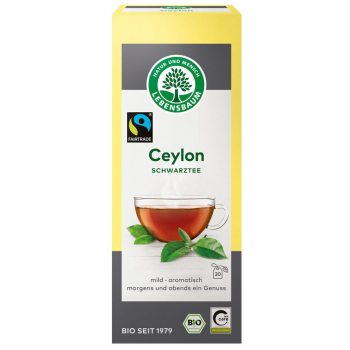 HERBATA CZARNA CEJLOŃSKA FAIR TRADE BIO (20 x 2 g) 40 g - LEBENSBAUM