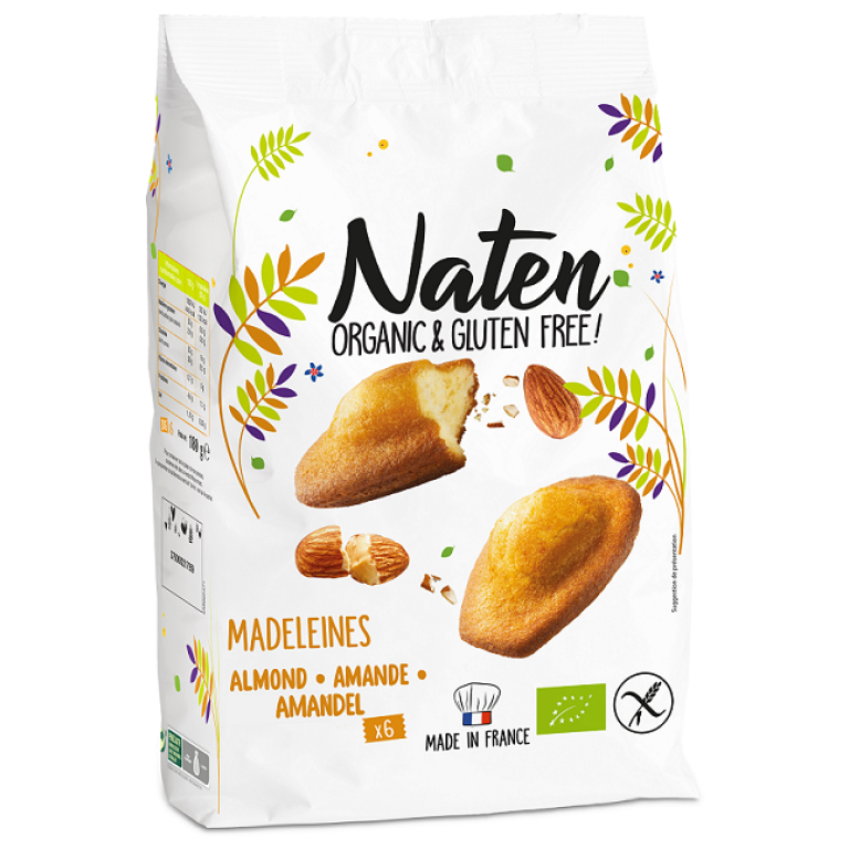CIASTKA Z MIGDAŁAMI BEZGLUTENOWE BIO 180 g - NATEN