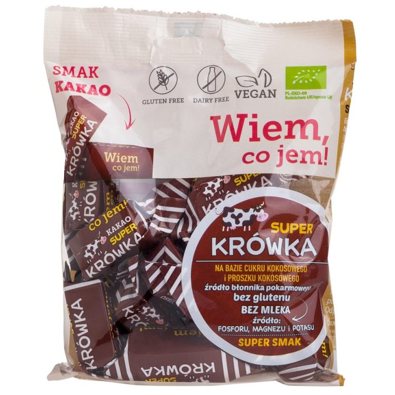 KRÓWKI KAKAOWE BEZMLECZNE BEZGLUTENOWE BIO 150 g - ME GUSTO (SUPER KRÓWKA)