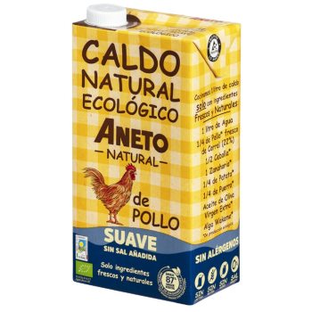 BULION DROBIOWY BEZ DODATKU SOLI W PŁYNIE BEZGLUTENOWY BIO 1 L - ANETO NATURAL