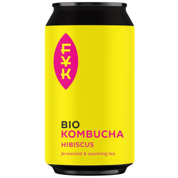 KOMBUCHA HERBATA CZARNA Z HIBISKUSEM BEZGLUTENOWA BIO 330 ml - FOREVER YOUNG KOMBUCHA