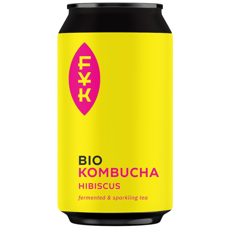 KOMBUCHA HERBATA CZARNA Z HIBISKUSEM BEZGLUTENOWA BIO 330 ml - FOREVER YOUNG KOMBUCHA