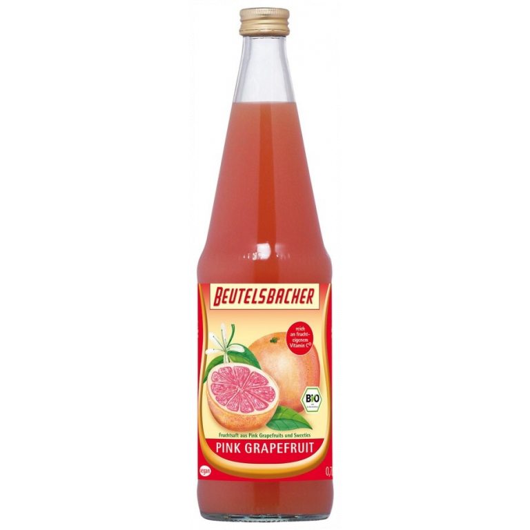 SOK Z RÓŻOWYCH GREJPFRUTÓW BIO 700 ml - BEUTELSBACHER