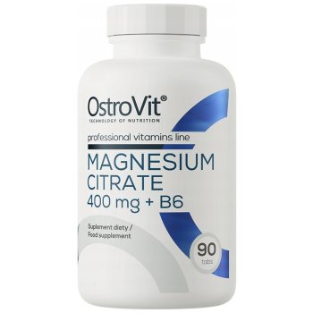 OstroVit CYTRYNIAN MAGNEZU 400 mg + Witamina B6 90 tab MAX DAWKA Skurcze