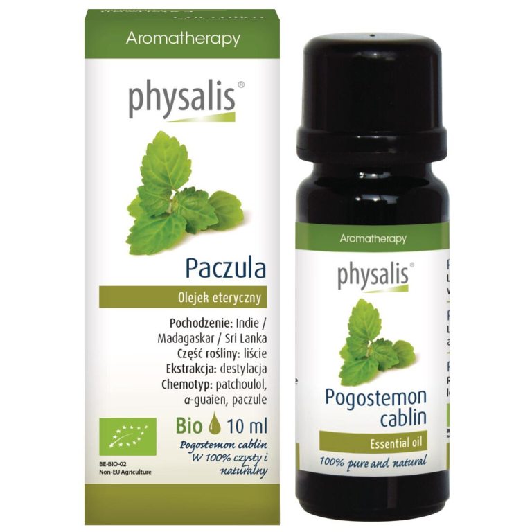 OLEJEK ETERYCZNY PACZULA BIO 10 ml - PHYSALIS