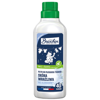 PŁYN DO ZMIĘKCZANIA TKANIN DLA SKÓRY WRAŻLIWEJ 750 ml (40 PRAŃ) - BRIOCHIN