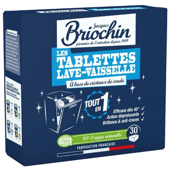 TABLETKI DO ZMYWAREK SILNIE ODTŁUSZCZAJĄCE ECO (30 szt.) - BRIOCHIN