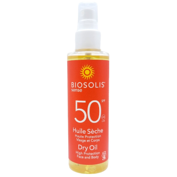 SUCHY OLEJEK PRZECIWSŁONECZNY DO CIAŁA SPF 50 150 ml - BIOSOLIS (SENSE) (PRODUKT SEZONOWY)