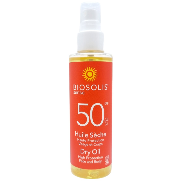 SUCHY OLEJEK PRZECIWSŁONECZNY DO CIAŁA SPF 50 150 ml - BIOSOLIS (SENSE) (PRODUKT SEZONOWY)