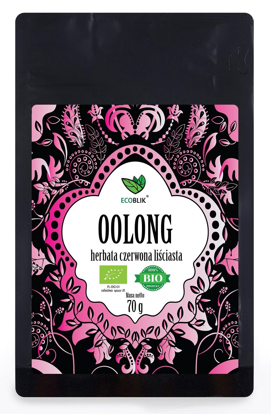 HERBATA CZERWONA OOLONG BIO 70 g - ECOBLIK