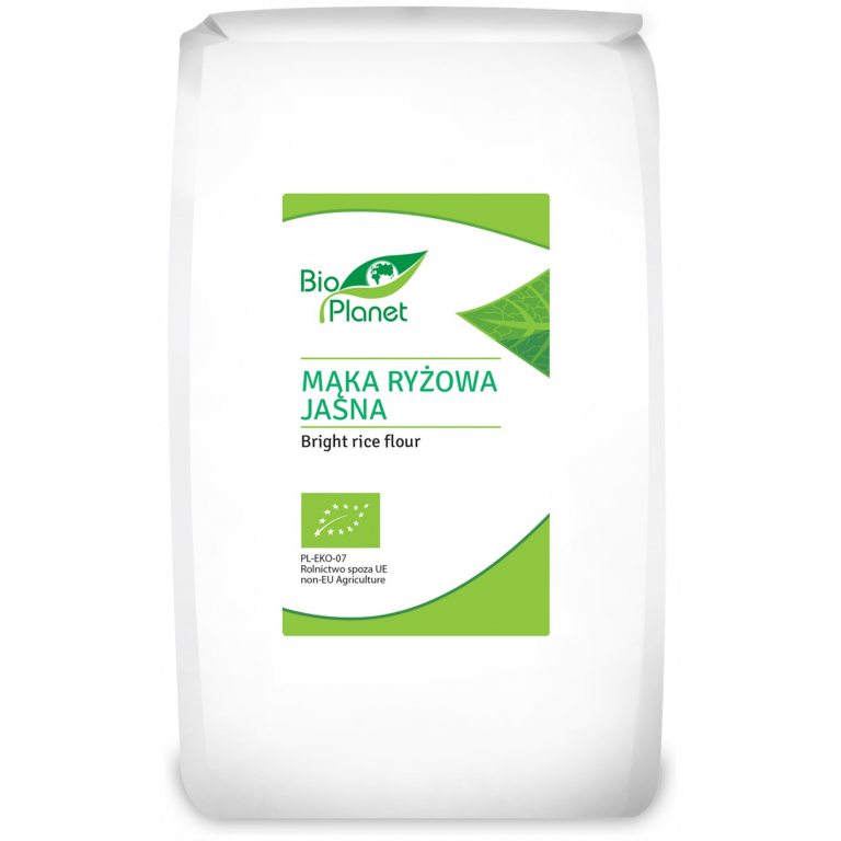 MĄKA RYŻOWA JASNA BIO 1 kg - BIO PLANET