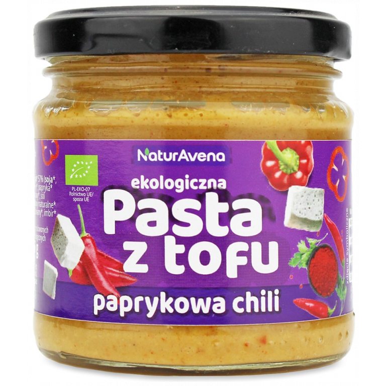 PASTA Z TOFU Z PAPRYKĄ CHILI BIO 185 g - NATURAVENA