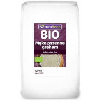 MĄKA PSZENNA GRAHAM TYP 1850 BIO 1 kg - NATURAVENA