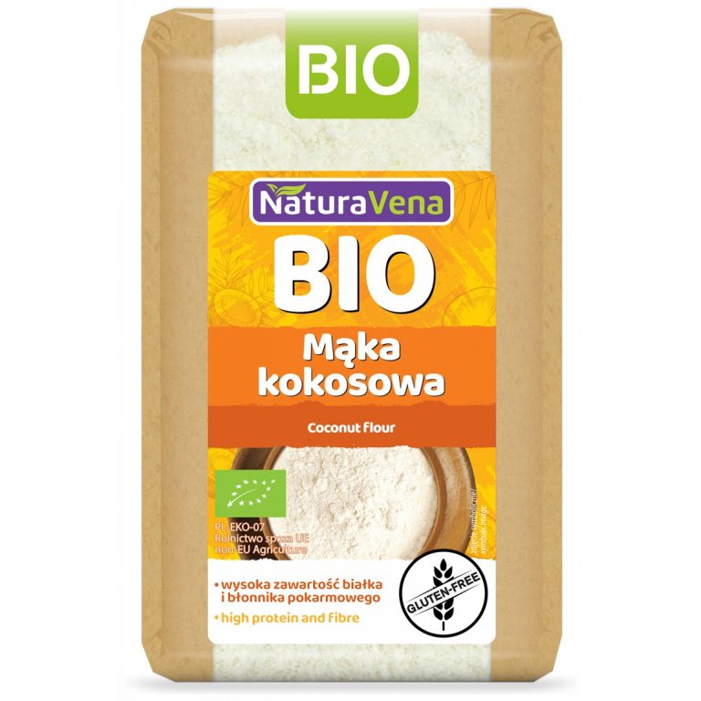 MĄKA KOKOSOWA BIO 500 g - NATURAVENA